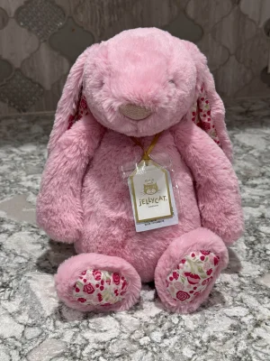 Blushkin Blossom Luxe Bunny Jellycat | Jelly Journal