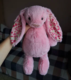 Blushkin Blossom Luxe Bunny Jellycat photo uploaded by Jellycat_Nina