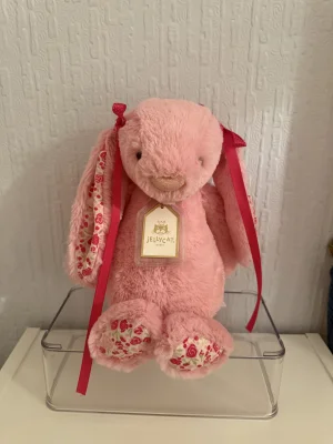Blushkin Blossom Luxe Bunny Jellycat | Jelly Journal