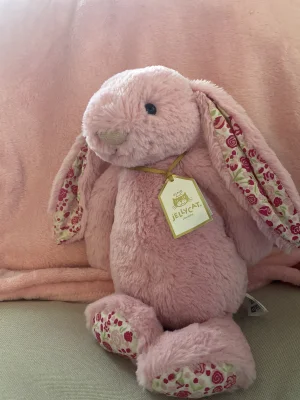 Blushkin Blossom Luxe Bunny Jellycat photo