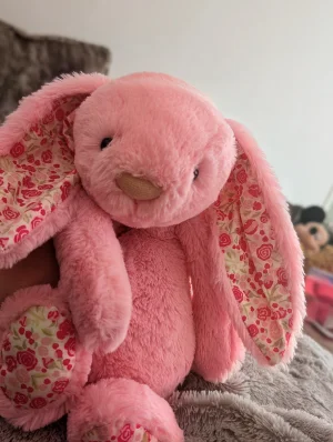 Blushkin Blossom Luxe Bunny Jellycat photo