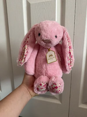Blushkin Blossom Luxe Bunny Jellycat photo uploaded by Anadina’sJellies