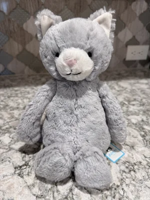 Bashful Grey Kitty - Medium Jellycat | Jelly Journal