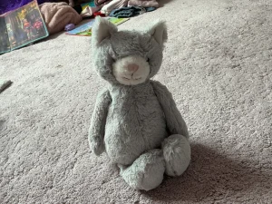 Bashful Grey Kitty - Medium Jellycat photo
