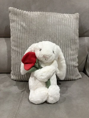 Cream Bunny with Rose Jellycat photo uploaded by Seni113