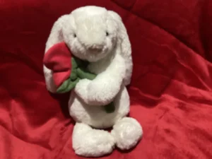 Cream Bunny with Rose Jellycat photo uploaded by Jellybunnys1984