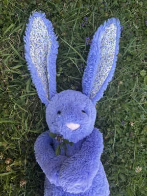 A photo of Blossom Bluebell Bunny - Medium Jellycat taken by lottylovesjellycats