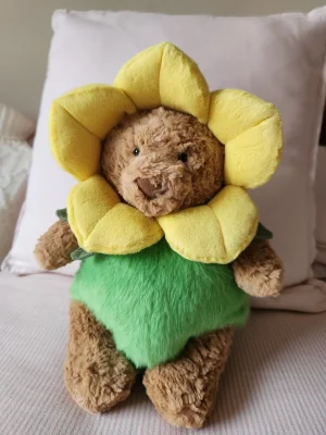 Bartholomew Bear Daffodil Outfit Jellycat photo