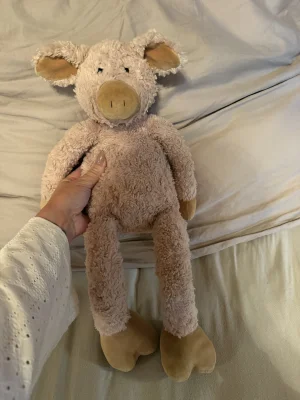 A photo of Pickles Pig - Medium Jellycat taken by MissMolly