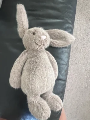 A photo of Fawn Flufflet Bunny Jellycat taken by Grogu