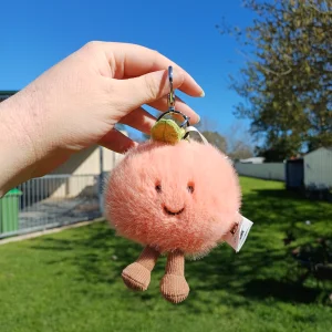 Amuseables Peach Bag Charm Jellycat photo