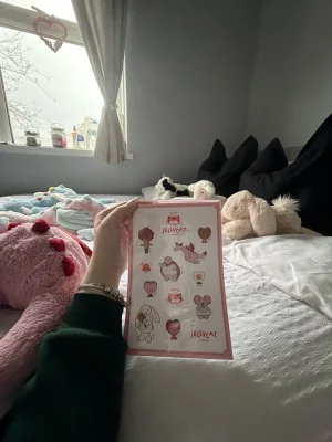 A photo of Valentines Day Stickers 2026 Jellycat taken by faithmhx