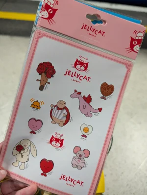 A photo of Valentines Day Stickers 2026 Jellycat taken by jellycatcj