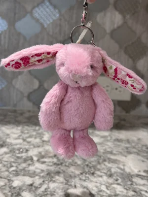 Blushkin Blossom Bunny Bag Charm Jellycat | Jelly Journal