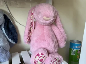 Blushkin Blossom Bunny Bag Charm Jellycat | Jelly Journal