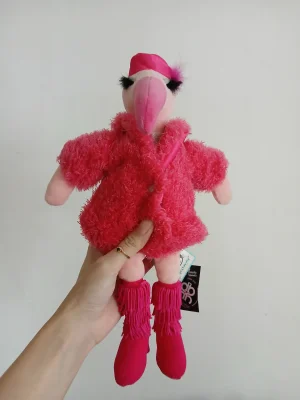 Furcoat Flamingo - Medium Jellycat photo