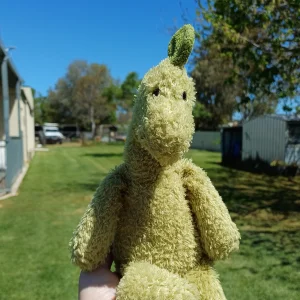 A photo of Dippy Dinosaur - Small Jellycat taken by herbgardenplush
