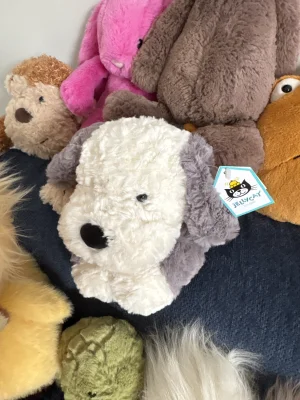 A photo of Tumblie Sheepdog Jellycat taken by Trace