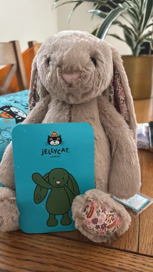Blossom Beige Bunny - Medium Jellycat photo