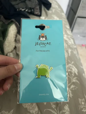 Ricky Rain Frog Pin Badge  Jellycat photo uploaded by averyd2003