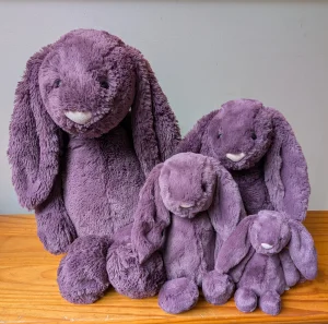 Bashful Plum Bunny - Huge Jellycat photo