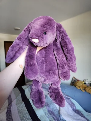 Bashful Plum Bunny - Large Jellycat photo