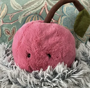 A photo of Amuseable Cherry (Original) Jellycat taken by Cuspips2523