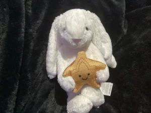 Cream Bunny with Star Jellycat photo