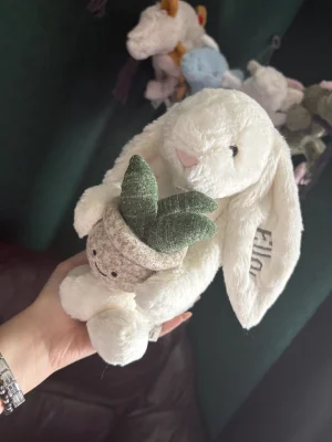  Cream Bunny Plant 新品タグ付き Cream Bunny with Plant Jellycat | Jelly Journal