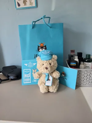 Bartholomew Bear Junior 'Pilot' Jellycat photo
