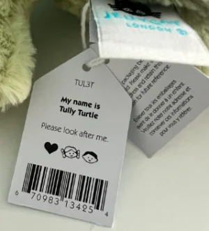 Tully Turtle Jellycat photo