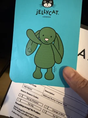 Bláthnaid Bunny Sticker Jellycat photo