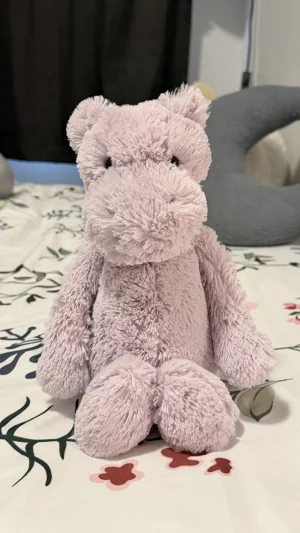 Bashful Lilac Hippo - US Exclusive Jellycat photo