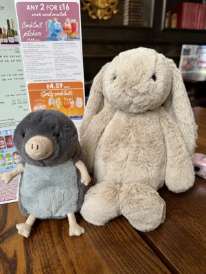 Bashful Beige Bunny - Medium Jellycat photo