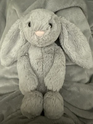 Bashful Silver Bunny - Medium Jellycat photo