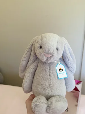 Bashful Silver Bunny - Medium Jellycat | Jelly Journal