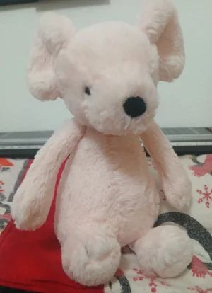 Pink Bashful Mouse - Small Jellycat photo