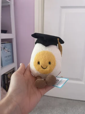 Amuseables Boiled Egg Graduation Jellycat photo