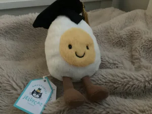 Amuseables Boiled Egg Graduation Jellycat photo