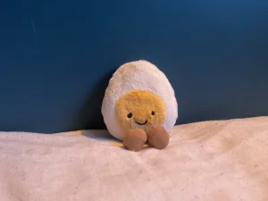 A photo of Amuseables Happy Boiled Egg Jellycat taken by JELLYCAT102