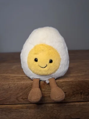 A photo of Amuseables Happy Boiled Egg Jellycat taken by Sofie