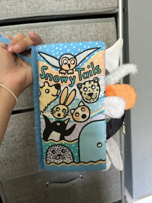 A photo of Snowy Tails Book Jellycat taken by averyd2003