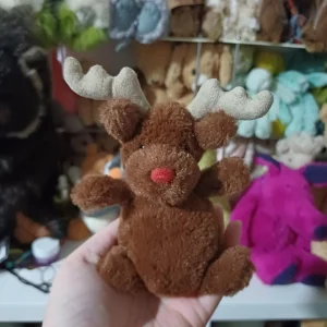 Poppet Reindeer Red Nose Jellycat photo uploaded by herbgardenplush