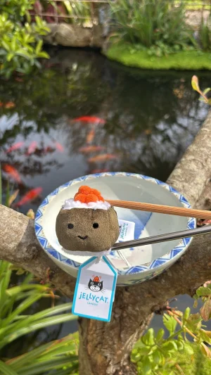 A photo of Sassy Sushi Hosomaki Jellycat taken by Jelly_Journey