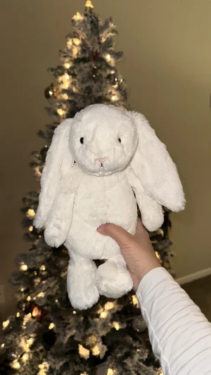 Bashful Cream Bunny - Medium Jellycat photo uploaded by brisjellyjournal
