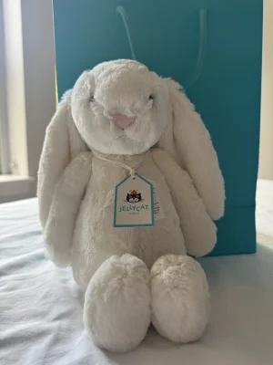 Bashful Cream Bunny - Medium Jellycat photo
