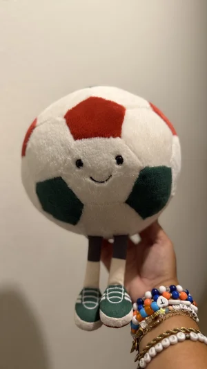 A photo of Amuseables Football - Mexico Jellycat taken by bronzieandthejellies