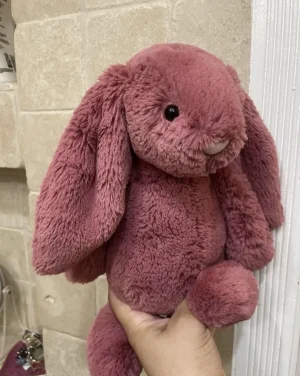 Bashful Dusty Pink Bunny - Medium Jellycat photo
