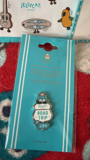 A photo of Road Trip To Joy Pin Badge Jellycat taken by Elyshaw4