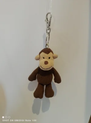 Bashful Monkey Keyring Jellycat photo